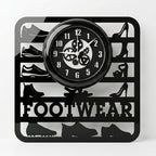Footwear Studio || Square Acrylic Wall Clock || 12" with Glass Cover