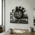 Yummy Food, Premium Glass-Cover Wall Clock