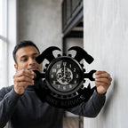 "Bike Service" Premium Glass-Cover Wall Clock