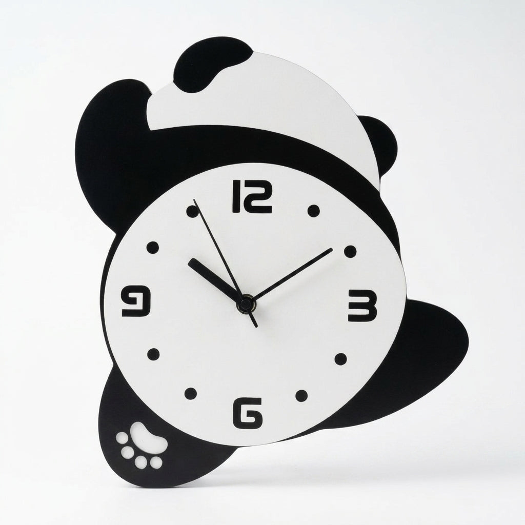 Urban Qraft "Lazy Rolling Panda" Premium Acrylic Wall Clock