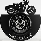 Bike Service Wall Clock 12 Inch