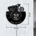 Bike Service Wall Clock 12 Inch